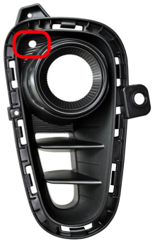 [PKRI18NFR] REJILLA (PARRILLA) KIA RIO 2018 AL 2020 FILO NEGRO P/FARO AUX VERSION EX DER