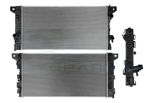 [RAFO-PU18-CSA] RADIADOR FORD F-150 2018 AL 2023 V6 2.7, 3.0, 3.3, 3.5 LTS/V8 5.0 LTS AUT C/S AA 34 2/3X17 7/8X26MM ALUM SOLD POLAR *R