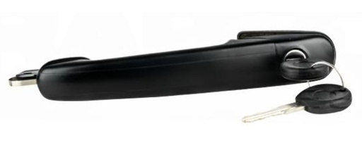 [MAVO-DE95-312] MANIJA EXT VOLKSWAGEN DERBY 1995 AL 2009 NEG C/HOYO C/LLAVES DEL DER/IZQ *R