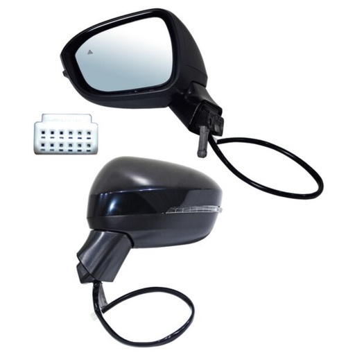 [ESNI-XT23-7I2] ESPEJO NISSAN XTRAIL 2023 AL 2025/ ROGUE 2021 AL 2023 SOLO AMER ELECT P/PINT C/DIRECC C/ DESEMP 7 PINES IZQ