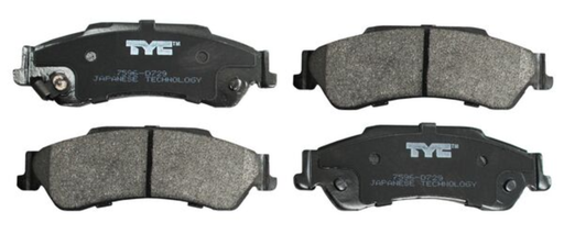 [BANI-AL01-3J] BALATAS NISSAN ALMERA 2001 AL 2005 SEMIMETALICA DEL 4 PZAS JGO