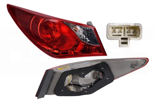 [CAHY-SO11-92] CALAVERA HYUNDAI SONATA 2011 AL 2014 EXT IZQ *R