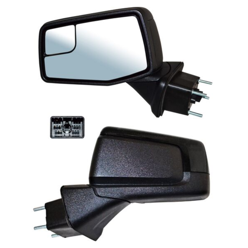 [ESCH-PU19-ELLI7I2] ESPEJO CHEVROLET PU SIERRA 2019 AL 2023 ELECT P/PINT C/DESEMP C/PUNTO CIEGO 7 PINES IZQ