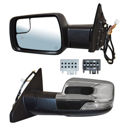 [ESDO-PU19-ELCR2] ESPEJO DODGE PU/ RAM 2019 AL 2023 ELECT CROM C/DESEMP C/SENSOR C/PUNTO CIEGO C/DIRECC C/LUZ INF C/MEM IZQ