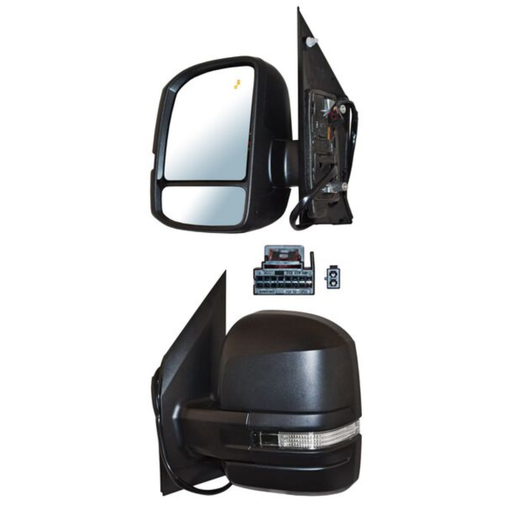 [ESVO-CR19-EL2] ESPEJO VOLKSWAGEN CRAFTER 2019 AL 2024 ELECT C/DIRECC C/DESEMP C/SENSOR PUNTO CIEGO IZQ