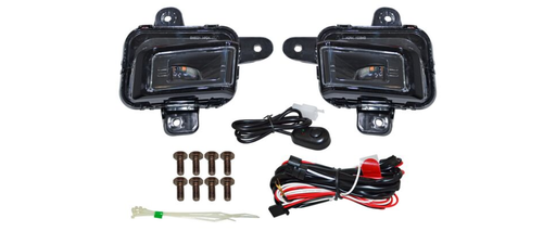 [FACH-PU23-LJ] FARO AUX (NIEBLA) CHEVROLET PU/ 1500/ GMC SIERRA 2023 AL 2024 LEDS JGO