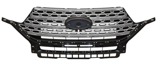 [PAFO-EX20-PLCMCR] PARRILLA FORD EXPLORER 2020 AL 2023 PLATA C/MOLD CROM