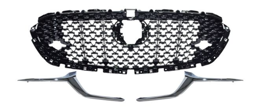 [PAMA-CX20-CMCRCHS] PARRILLA MAZDA CX30 2020 AL 2021 C/MOLD CROM C/HOYO P/SENS 