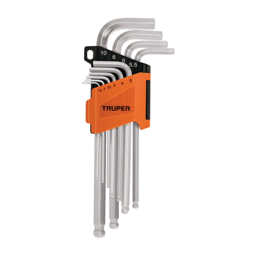 [JL-13644] JUEGO DE LLAVES ALLEN PUNTA BOLA LARGAS COD. 13644