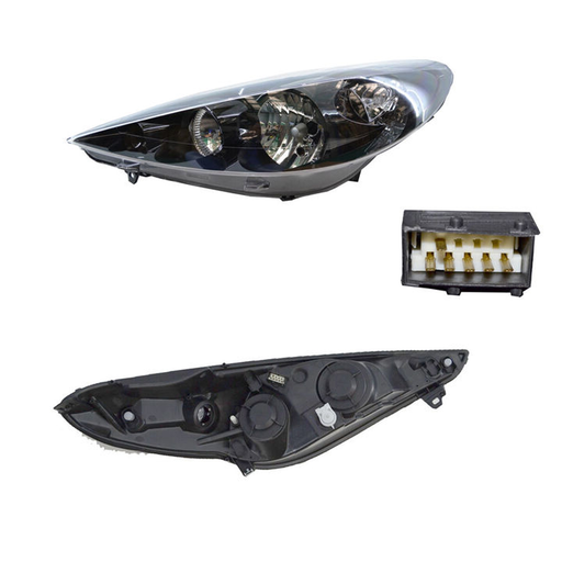 [FAPE-2008-CN2] FARO PEUGEOT 207 2008 AL 2014 FONDO NEG IZQ CN *G