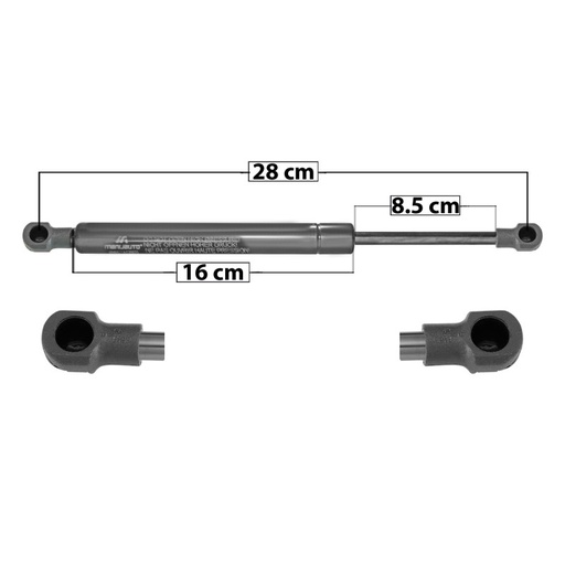 [51142MAN] AMORTIGUADOR CAJUELA FORD FOCUS SEDAN 05-06 CAJUELA CON SPOILER 28 15.2 9 540 121.4 55.07 480 107.91 48.95 SPART 9146 TUR
