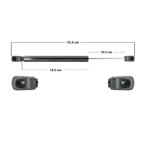 [50970MAN] AMORTIGUADOR 5TA PUERTA RENAULT KWID 19-25 MANUAL 33.5 18.5 10.5 GENERICA BRA DER/ IZQTRASERA 5TA PUERTA