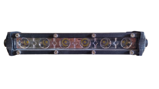 [BRLE-UN6L-18W30] BARRA LED UNIVERSAL 6 LED 18W 43X155X36 MM 18W/24W 3500 LUMENES OSUN