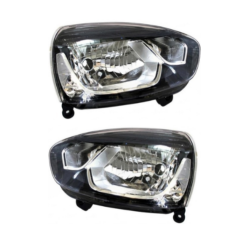 [FAUN-J21] FARO UNIVERSAL ADAPTABLES A AUTOS Y CAMIONETAS JGO 2 PZAS IZQ/DER CROMO/NEGRO