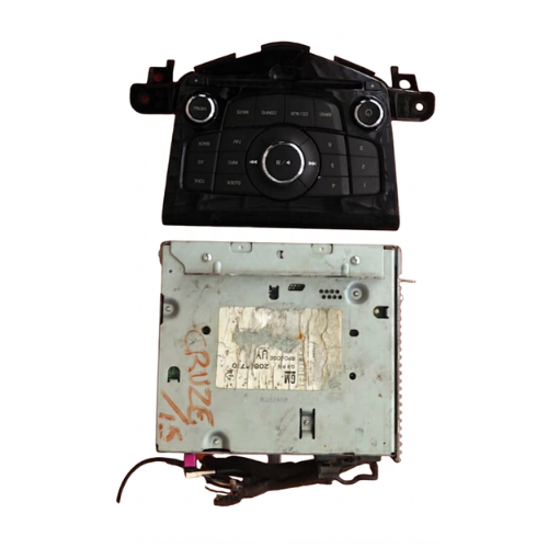 [ESCH-CR11-USOR] ESTEREO CHEVROLET CRUZE 2011 AL 2016 C/BOTON ENCENDIDO P/RADIO AM/FM P/CD DESMONTADO ORIGINAL COD. 94563269